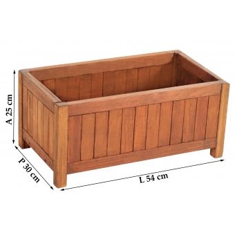 Cachepô Medio Retângular Metalnew