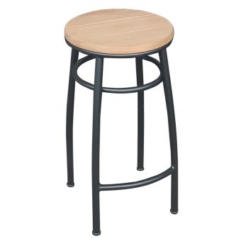 Banco Metalnew Viracopos 60 cm Preto