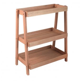 Estante Antúrio 3 floreiras Metalnew