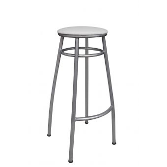 Banco Metalnew Nice 75 cm Prata