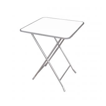 Mesa Metalnew Dobrável Milleniun Prata