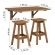 Mesa de Parede c/2 Bancos Mare Metalnew