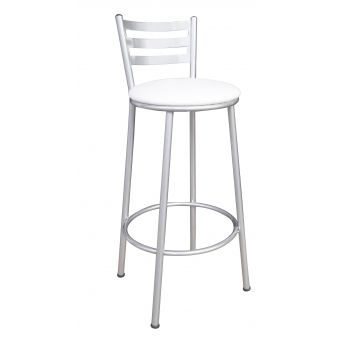 Banco Metalnew Millenium 75 cm prata