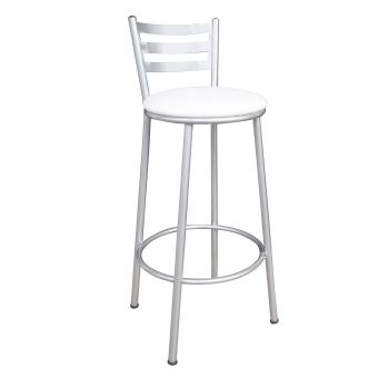 Banco Metalnew Millenium 75 cm prata