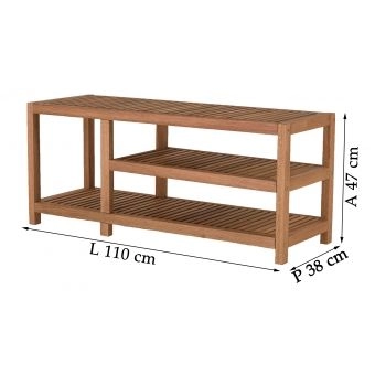 Sapateira Pier 110 x 38 Metalnew