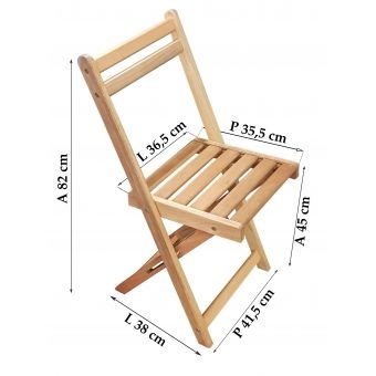Cadeira Metalnew Dobrável Lyptus Acácia