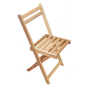 Cadeira Metalnew Dobrável Lyptus Acácia