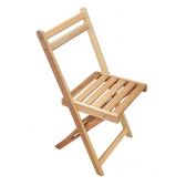 Cadeira Metalnew Dobrável Lyptus Acácia