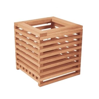 Cachepô Médio Quadrado Metalnew