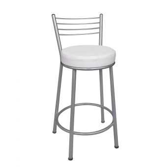 Banco Metalnew Roma 60 cm - Prata