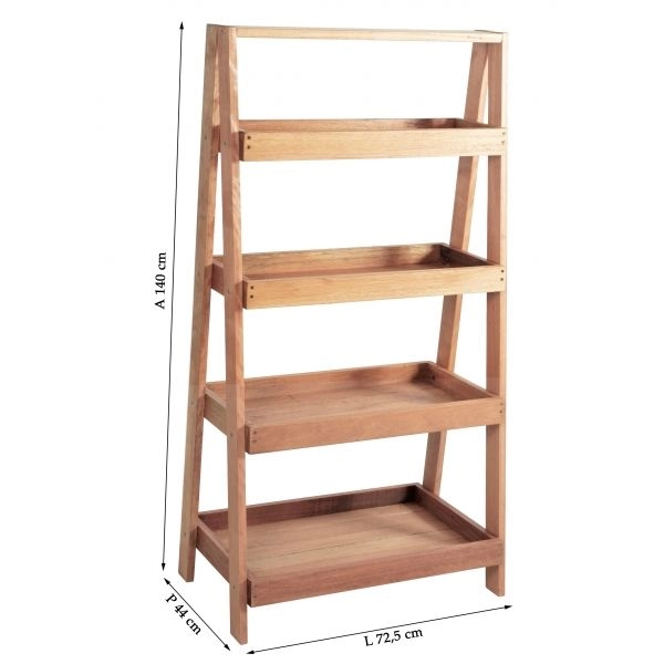 Estante Alfazema 4 Floreiras Metalnew