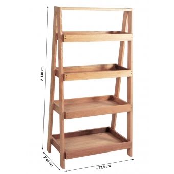 Estante Alfazema 4 Floreiras Metalnew