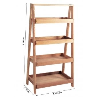 Estante Alfazema 4 Floreiras Metalnew