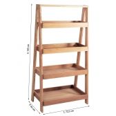 Estante Alfazema 4 Floreiras Metalnew