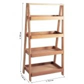 Estante Alfazema 4 Floreiras Metalnew