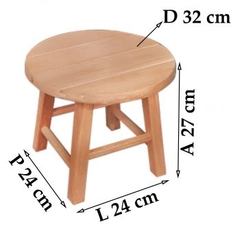 Banco Metalnew Lyptus 27 cm