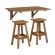 Mesa de Parede c/2 Bancos Mare Metalnew