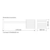 Banco de Jardim Cachepô Bromélia Metalnew