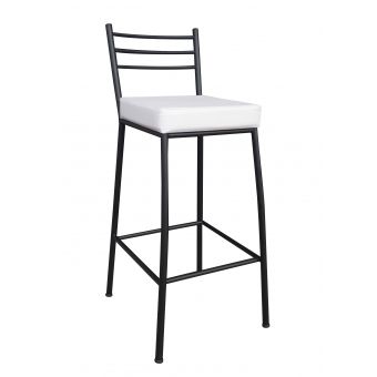 Banco Metalnew Paris 75 cm Preto