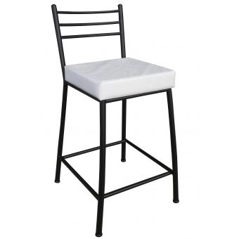 Banco Metalnew Paris 60 cm Preto