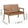 Banco para Jardim Barlavento 108 cm Metalnew