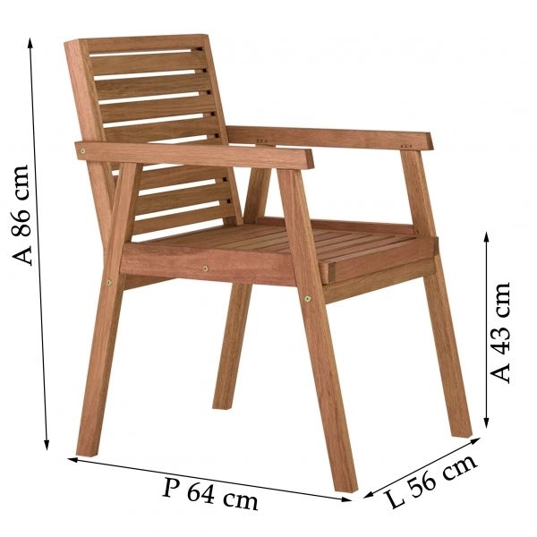 Cadeira para Jardim Barlavento Metalnew