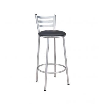 Banco Metalnew Millenium 75 cm prata