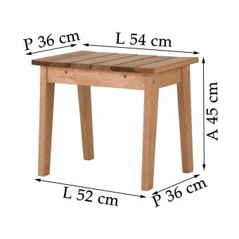 Banco Leme 54 cm Metalnew