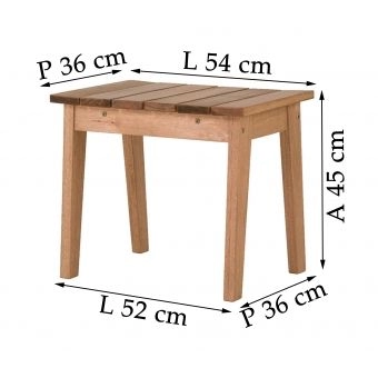 Banco Leme 54 cm Metalnew