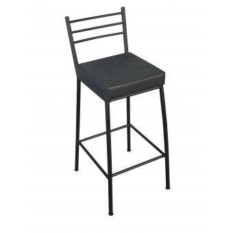 Banco Metalnew Paris 75 cm Preto