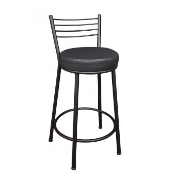 Banco Metalnew Roma 60 cm Preto