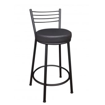 Banco Metalnew Roma 60 cm Preto