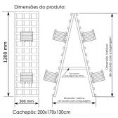 Floreira Escada Hibísco Metalnew