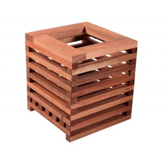 Cachepô Pequeno Quadrado Metalnew