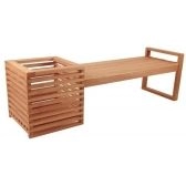 Banco de Jardim Cachepô Bromélia Metalnew