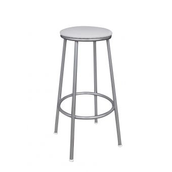 Banco Metalnew Sem Encosto 67 cm Prata